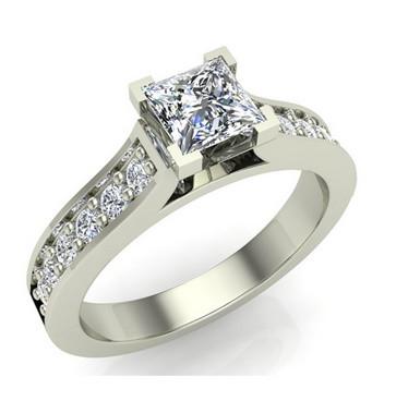 Princess Cut Diamond Rings by Glitz Design