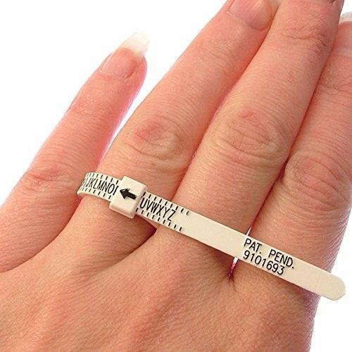 Glitz Design Ring Sizer Finger Measure for Engagement Rings