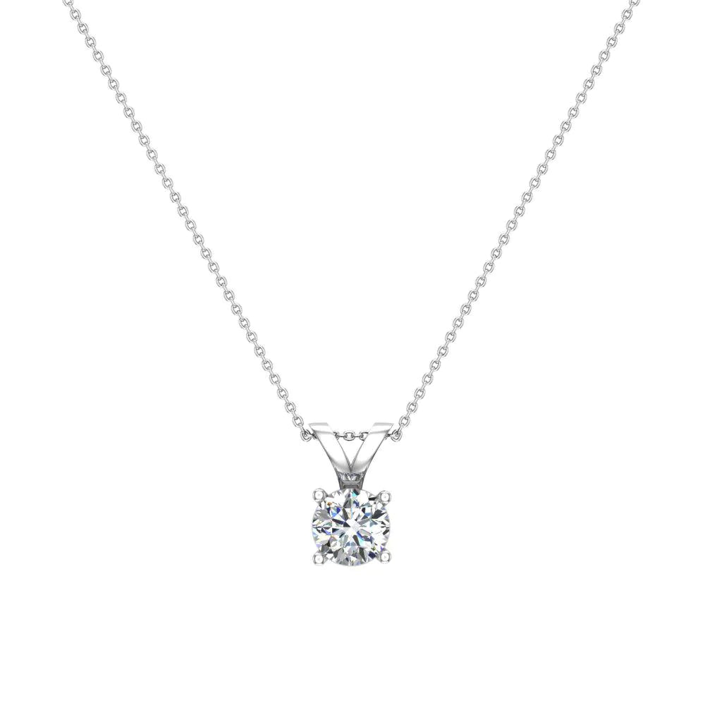 Diamond Solitaire Necklaces by Glitz Design