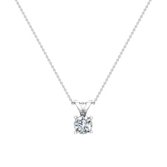 Diamond Solitaire Necklaces