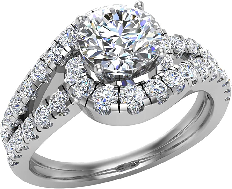 Women's Diamond Engagement Ring by Glitz Design