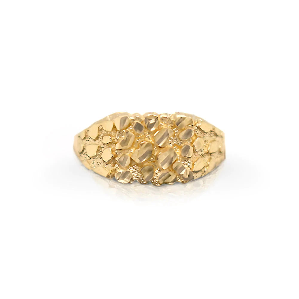Gold Nugget Rings by Glitz Design