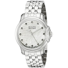 Bulova Accu Swiss Women's 63R147 Diamond Watch