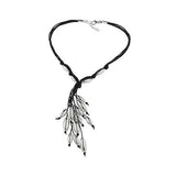 Arte d'Argento Sterling Bead Drop Multi-cord 18" Necklace with Extender