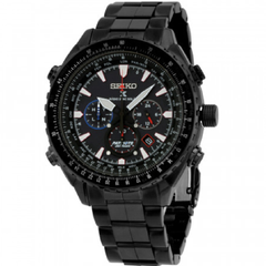 Limited Edition Black Dial Stainless Steel Men's Watch