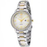 Recraft Solar Mother of Pearl Dial Two-tone ladies Watch