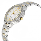 Recraft Solar Mother of Pearl Dial Two-tone ladies Watch