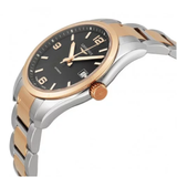 Conquest Classic Black Dial Two-tone Men's Watch L27855567