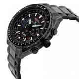 Limited Edition Black Dial Stainless Steel Men's Watch