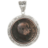 Artisan Crafted Limited Edition Sterling Ancient Coin Pendant