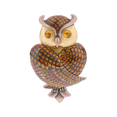 Joan Rivers Wise Eyed Owl Pin