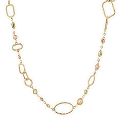 "As Is"Joan Rivers Soft Edge Geometric 60" Necklace w/ext.