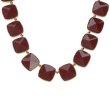 Luxe Rachel Zoe Faceted Peaked Stone Necklace