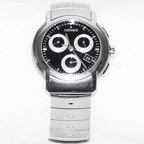 Movado Sl Men's Chronograph Stainless Steel Quartz Watch 605734