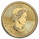 2022 Canada 1 oz Gold Maple Leaf BU