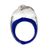 Bold Murano Glass Flower Ring