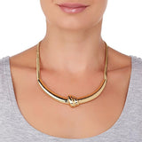 "As Is" H by Halston Snake Chain Knot Necklace