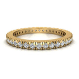 Exquisite Stacking Diamond Eternity Wedding Band 0.57 ctw 18K Gold-G,SI - Yellow Gold