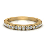 Exquisite Stacking Diamond Eternity Wedding Half Band 0.30 ct 14K Gold-I,I1 - Yellow Gold