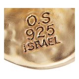 Orit Schatzman 14K Gold Plated Sterling Sodalite Oval Ring