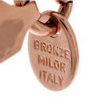 Bronzo Italia 18" Polished Braided Omega Necklace