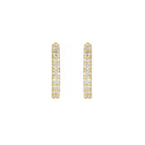 14K White 1/4 CTW Diamond Hoop Earrings-G,SI - Yellow Gold