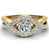 Diamond Engagement Ring 14k Gold 0.80 ct tw (G,I1) - Yellow Gold