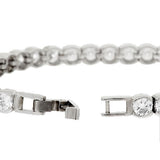Stainless Steel Crystal Tennis Bracelet