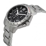 Conquest Chronograph Black Dial Stainless Steel Men's Watch L27434566