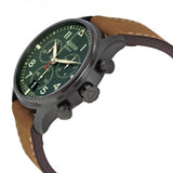 Startimer Pilot Chronograph Green Dial Men's Watch AL-372GR4FBS6