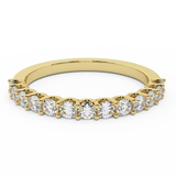 Diamond Wedding Band Rings 14K Gold Anniversary Gifts 0.50 ct I1 - Yellow Gold