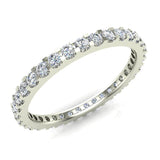 Diamond Eternity Wedding Anniversary Band Ring 14k Gold-G,SI - White Gold