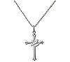 Sterling Silver Holy Spirit Dove Cross Pend antwith Chain