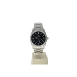 Rolex Explorer Stainless-Steel 14270 Black Dial Men's 36-Mm Automatic-Self-Wind Sapphire Crystal. Swiss Made Wrist Watch