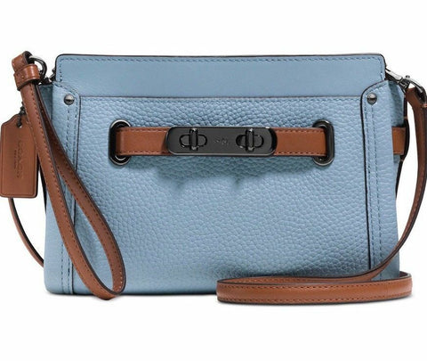 Coach Swagger Wristlet In Colorblock Pebble Leather bag