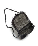 Loeffler Randall Fringe Mini Leather Saddle Bag
