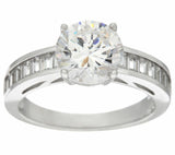 2 Ct Diamond Stimulant Solitaire Engagements Wedding 14K Gold On Ring 7 QVC