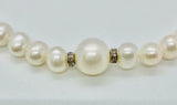 Imperial Pearls 7-12mm Cultured Freshwater Pearl & Topaz 18" Necklace HSN