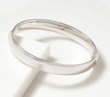 38G Sterling Silver Solid High Polished Bangle by Silver Style Small