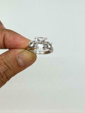 Colleen Lopez 14K Gold On 3.57 Ct Cushion Topaz Wedding Ring 8