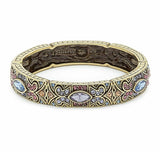 Heidi Daus "Masterful Marquise" Crystal Bangle Bracelet Sold Out HSN