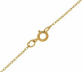 14k Solid Gold Twisted Cross Pendant with 18" Chain QVC