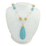 HSN Suzanne Somers Caribbean Waters Layered 31" Necklace