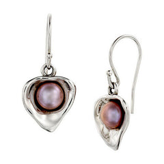 QVC Hagit Sterling Silver Cultured Freshwater Pearl Dangle Earrings