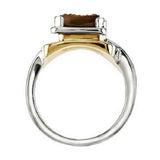 QVC RLM Studio Drusy Sterling & Brass Ring Size 5
