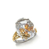 HSN Victoria Wieck 6.52ctw Quartz and Citrine "Butterfly" Ring Size 6