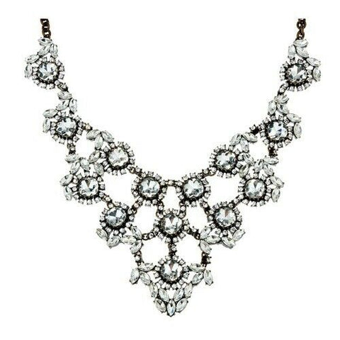QVC Joan Rivers Crystal Elegance Statement Necklace