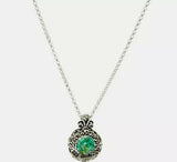 Or Paz Sterling Silver Roman Glass Necklace & Earrings Set QVC
