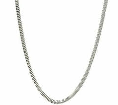 QVC UltraFine Silver Polished Snake 36" Chain Necklace, 25.0g
