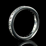 QVC Epiphany Platinum Clad 1.80 ct Sterling Scattered 3-pc. Ring Size 7